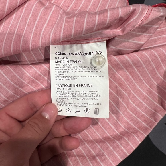 Supreme Commes Des Garçons Baseball Jersey - Picture 6 of 6